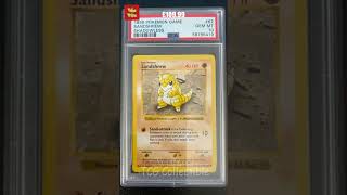 PSA 10 GEM MINT Sandshrew 62 SHADOWLESS 1999 Base Set WOTC Pokemon Card POP 176 [upl. by Nuawtna992]