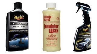 Top 5 Best Car Wax in The World [upl. by Cressi566]