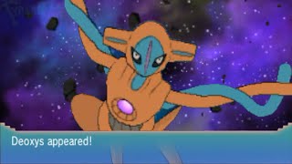 Pokémon Delta Episode Legendary Deoxys Encounter in Space Omega Ruby amp Alpha Sapphire [upl. by Akela]