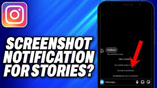 Does Instagram Notify When You Screenshot A Story 2024  Easy Fix [upl. by Ennaesor]