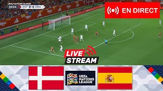 🔴EN DIRECT Danemark contre Espagne  UEFA Nations League 202425  Match en direct aujourdhui [upl. by Shieh589]