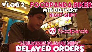 Foodpanda Deliveries  EP 2  JANUARY 1 2024 🎉  HAPPY NEW YEAR SA INYO  VLOG 002 MTB DELIVERY [upl. by Aihsenal254]