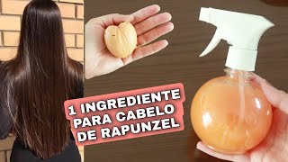 FAÇA SEU CABELO CRESCER MAIS RÁPIDO COM 1 INGREDIENTE QUE VOCÊ JOGA NO LIXO [upl. by Ahsyad]