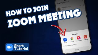 How to join a zoom meeting 2024  Initial Solution [upl. by Siramed184]