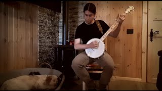 Tam Lin  Glasgow Reel  Clawhammer Banjo in a Mountain Cabin [upl. by Tammara]