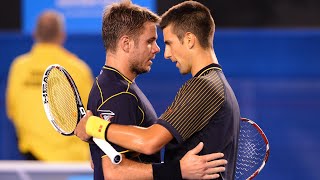 Novak Djokovic vs Stan Wawrinka  Australian Open 2013 4th Round Highlights [upl. by Cirone]