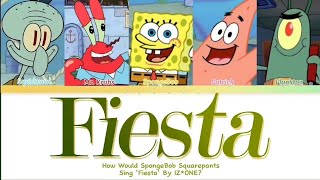 AI COVER BIKINI BOTTOM BOYS  Fiesta Org by IZONE Color Coded Lyrics EngRomHan가사 [upl. by Akoyn956]