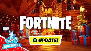 NEW FORTNITE EMERGENCY UPDATE MOVEMENT FIXED FREE PRESENTS WINTERFEST amp MORE Chapter 5 [upl. by Lemrej]