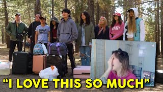 Celine Reacts to OFFLINETV SURVIVES CAMPING CHALLENGE [upl. by Nibuz164]