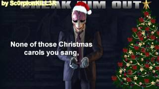 Payday 2  Christmas in Prison por Old Hoxton con letra en pantalla [upl. by Anelys]