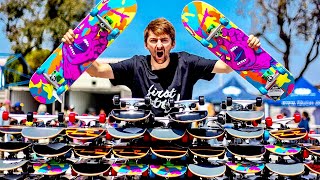 GIVING AWAY 40 COMPLETE SKATEBOARDS  FIRST TRY FOUNDATION [upl. by Retluoc]