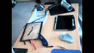 Replacing the Digitizer on Galaxy Tab 2 101 [upl. by Demmahom]