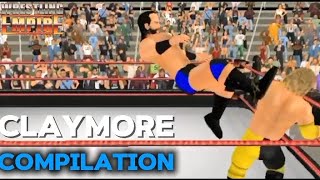 Drew McIntyre Claymore Compilation WRESTLING EMPIRE [upl. by Elrebmik]