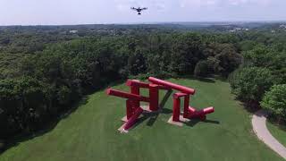 Octocopter Test flights  St Louis location scout [upl. by Eetnuahs914]