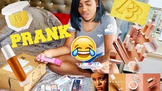 STOLEN FENTY BEAUTY MAKEUP PRANK [upl. by Nabi]