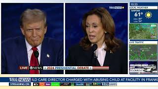 Topic 10 is Climate Change Presidential Debate between Donald Trump amp Kamala Harris [upl. by Fraser378]