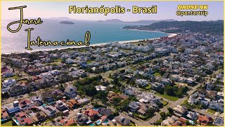 PRAIA DE JURERÊ INTERNACIONAL  Florianópolis  BRASIL  DRONE 4K [upl. by Yerdua961]