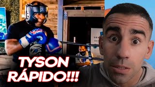 SPARRING DE TYSON PARA SU PELEA CON JAKE PAUL 😱 [upl. by Idnahc]