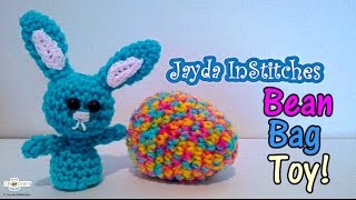 Crochet Easter Egg  Bean Bag  Pattern amp Tutorial [upl. by Marney848]