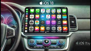 iOS 18 Apple CarPlay Hands On First Look 15 New Features amp Changes [upl. by Lerrud]