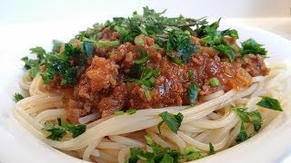 Kıymalı Makarna  Spagetti Bolonez  Spaghetti Bolognese [upl. by Fayina]