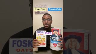 Foska Oats VS Quaker Oats ingredients review jamaican caribbeanfood jamaicanfood oatsrecipe oat [upl. by Notneuq]