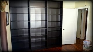 Building Ikea Billy Bookcases  Construction Timelapse [upl. by Awe]