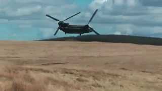 RNLAF Chinook at RAF Spadeadam [upl. by Mathe]