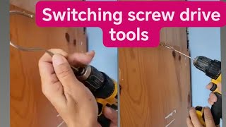 Switching screw drive tools for different kinds of stuff asmr [upl. by Enaht301]