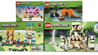 ALL LEGO Minecraft 2023 Summer Sets COMPILATIONCOLLECTION Speed Build Review [upl. by Nraa]