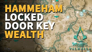 Hammeham Wealth Locked Door Key Chest Assassins Creed Valhalla [upl. by Twitt]