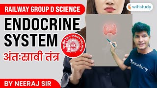 930 AM  Endocrine System 🔥 Railway Group D Science By Neeraj Sir [upl. by Tarr742]