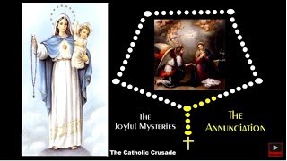 The Joyful Mysteries  VIRTUAL ROSARY  Mondays amp Saturdays [upl. by Elletsyrk]