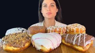 DONUT amp CRONUT FEAST  MUKBANG  ASMR [upl. by Nymassej]