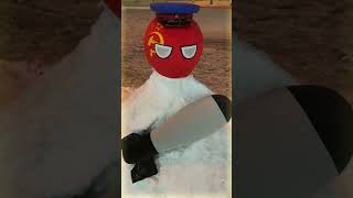 I bet nobody dares to kick this snowman countryballs [upl. by Voccola]