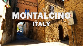 Montalcino Italy  Driving Tour 4K [upl. by Etnuhs414]