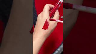 focallure lipstick 01 coquelicot unboxing and handswatch [upl. by Otsugua]