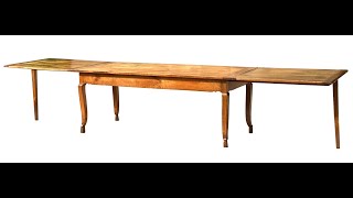 Large Early 19th Century Farmhouse Kitchen Extending Dining Table [upl. by Minton374]