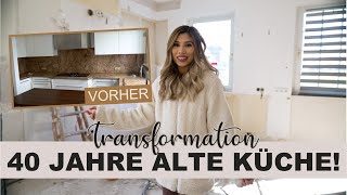 40 Jahre alte Küche MAKEOVER amp Tour I HouseToHome by Kisu [upl. by Arriaet744]