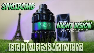 Spicebomb Night Vision Eau de Parfum For Men Malayalam Review  Best Clubbing Fragrance [upl. by Okeim922]