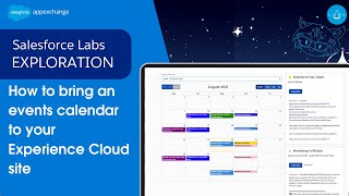 Salesforce Labs Exploration How Bring a Customized Event Calendar to Your Digital Experience [upl. by Ifar]