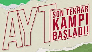 AYT SON TEKRAR KAMPI BAŞLIYOR 🎯 Eksikleri Kapatıyoruz ✍️ [upl. by Eimaj]