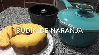 Budín de naranja SÚPER FÁCIL Y RÁPIDO [upl. by Einalem]