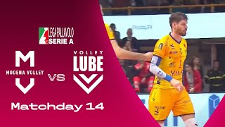 Modena vs Lube  Highlights  SuperLega  Matchday 14 [upl. by Jeromy]