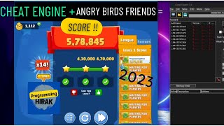 Angry Birds Friends fun with Cheat engine in 2023  Score Hack [upl. by Iruam]