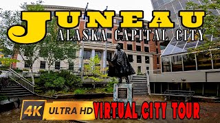 Juneau Alaska  4K Virtual City Tour of Alaskas Capital City [upl. by Eissac279]