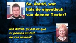 apprendre le luxembourgeois Astrid a Jérôme Lulling Clip  25 Pop Quiz [upl. by Eirrok3]