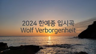 한예종 입시곡 Wolf Verborgenheit 가사발음 해석 [upl. by Doersten436]