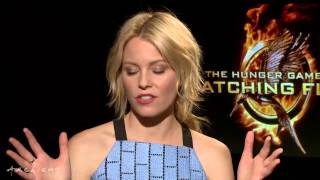 quotThe Hunger Games Catching Firequot Exclusive Cast Interviews [upl. by Aicile583]