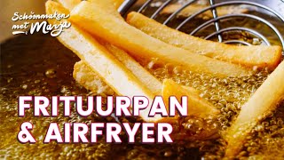 Frituurpan schoonmaken en airfryer schoonmaken 💦 Schoonmaken met Marja Middeldorp [upl. by Suiravad]